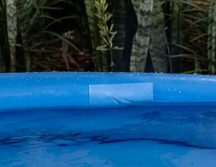 Die Anleitung zur Reparatur Ihres aufblasbaren Pools mit einem Reparaturset