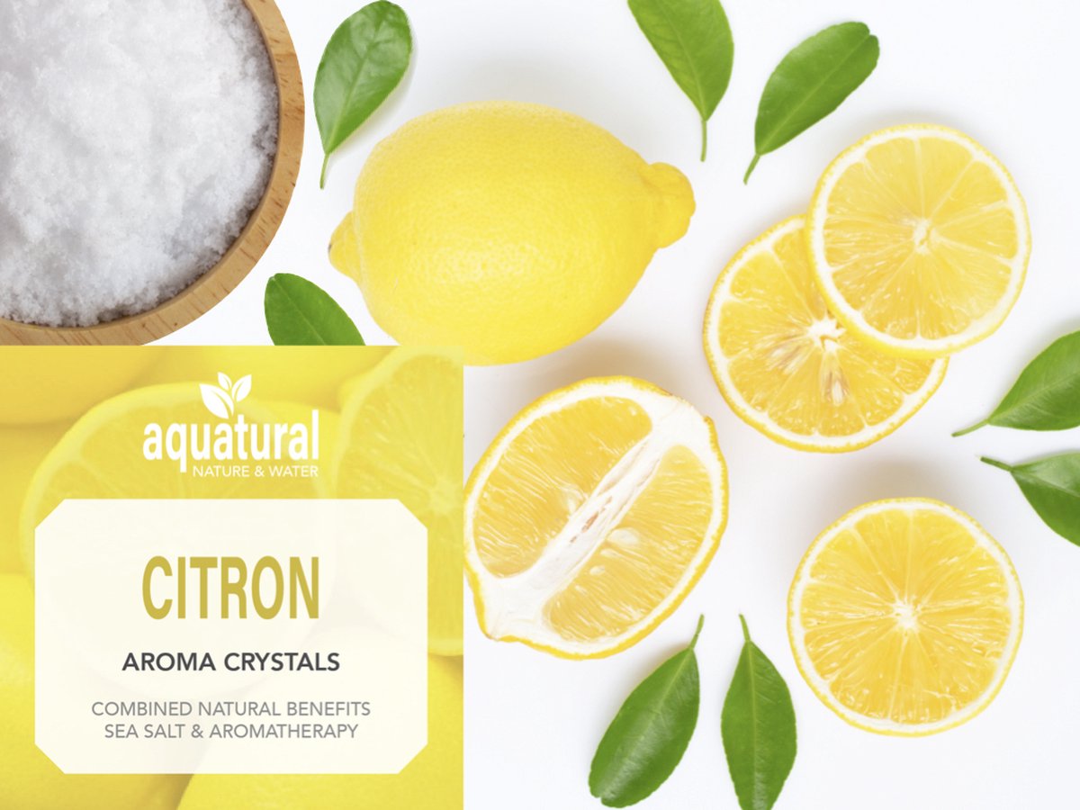 Aquatural Ontdekkingsset Aroma Crystals & Wellness therapie voor spa, jacuzzi en bad in cadeau set