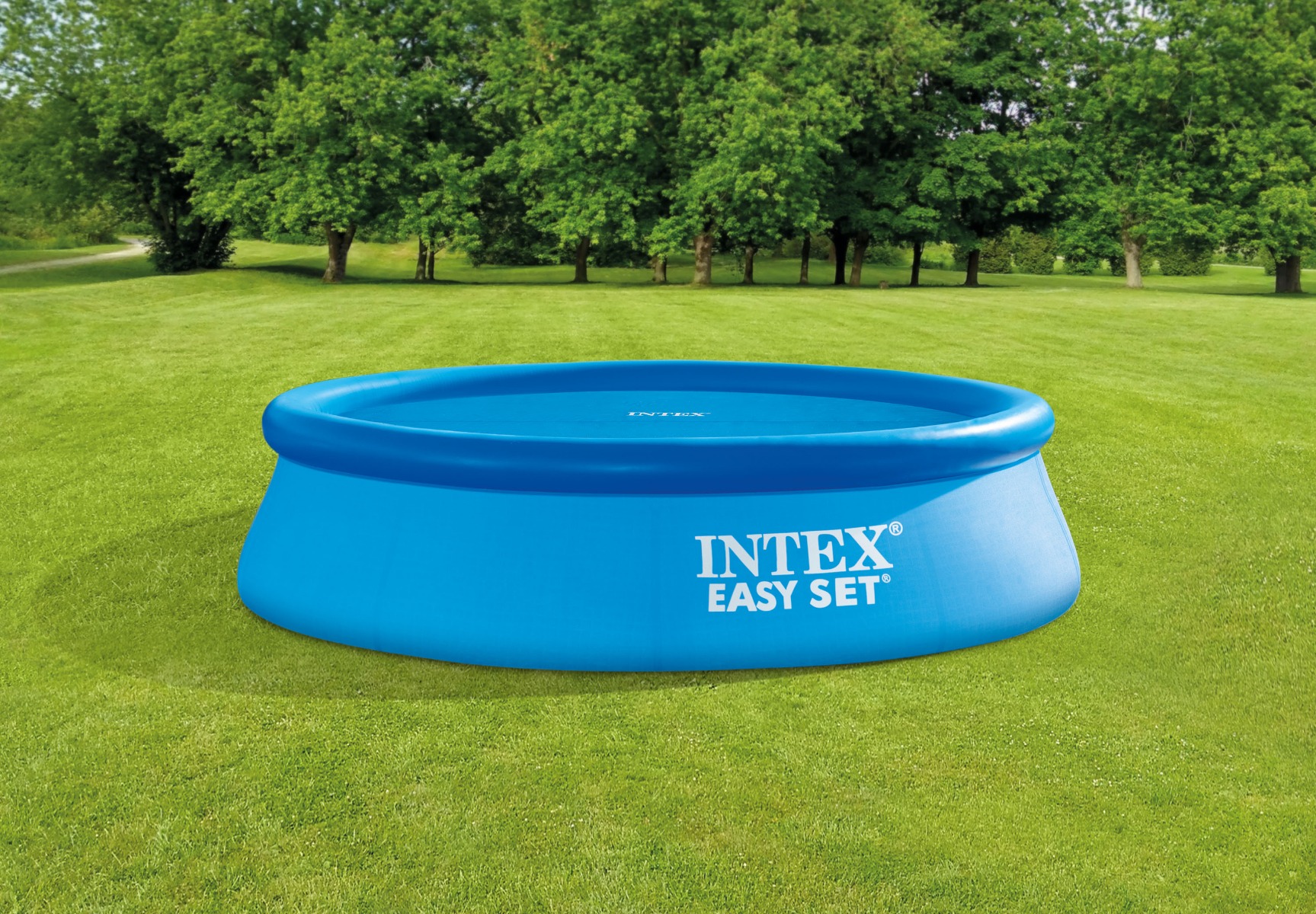 Intex Solarzwembadhoes 305 cm polyethyleen blauw