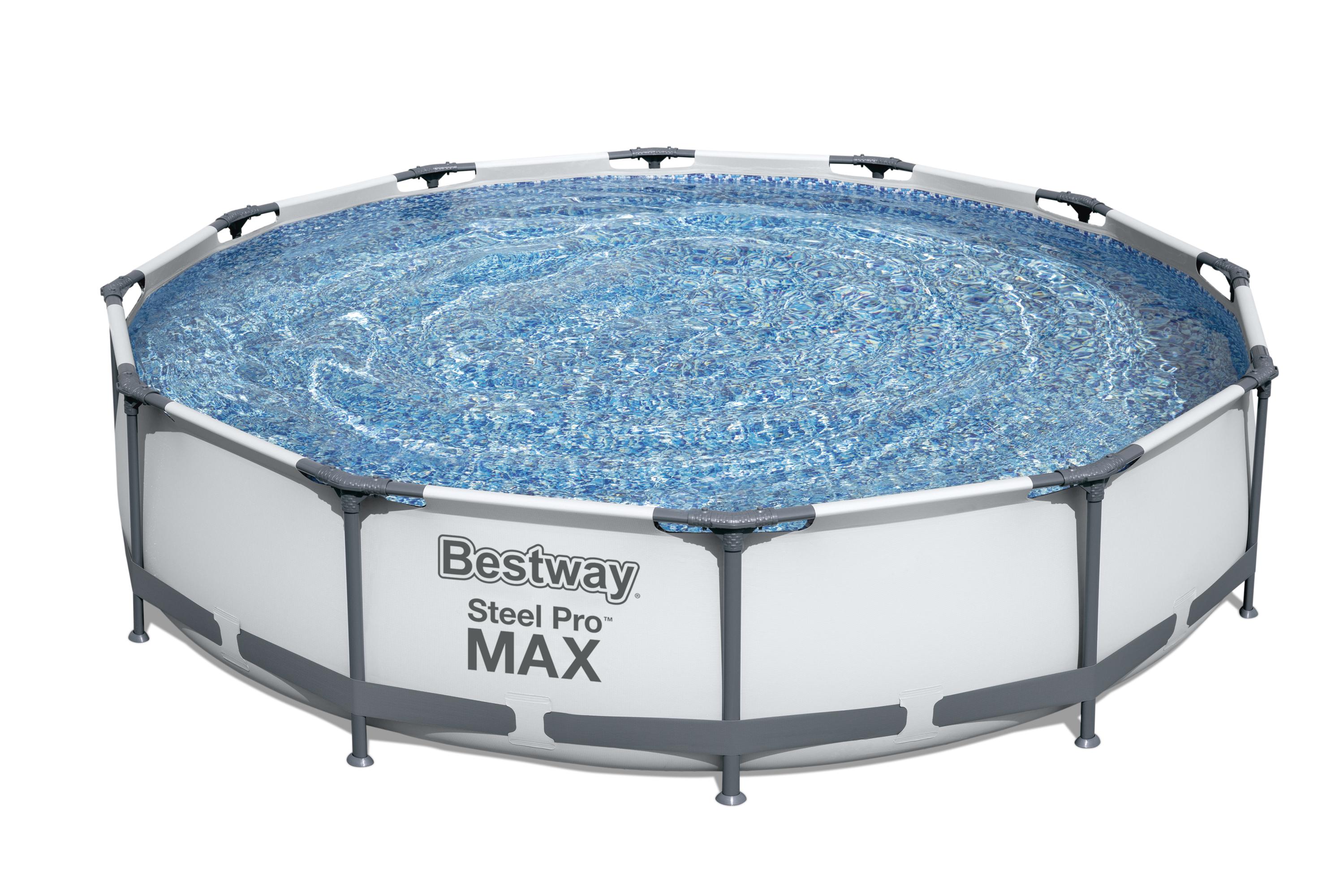 Bestway steel pro max 366. Bestway Steel Pro 3.05x76. 56408 Bestway. Бассейн каркасный на 9000 литров. Каркасный бассейн 12*32.