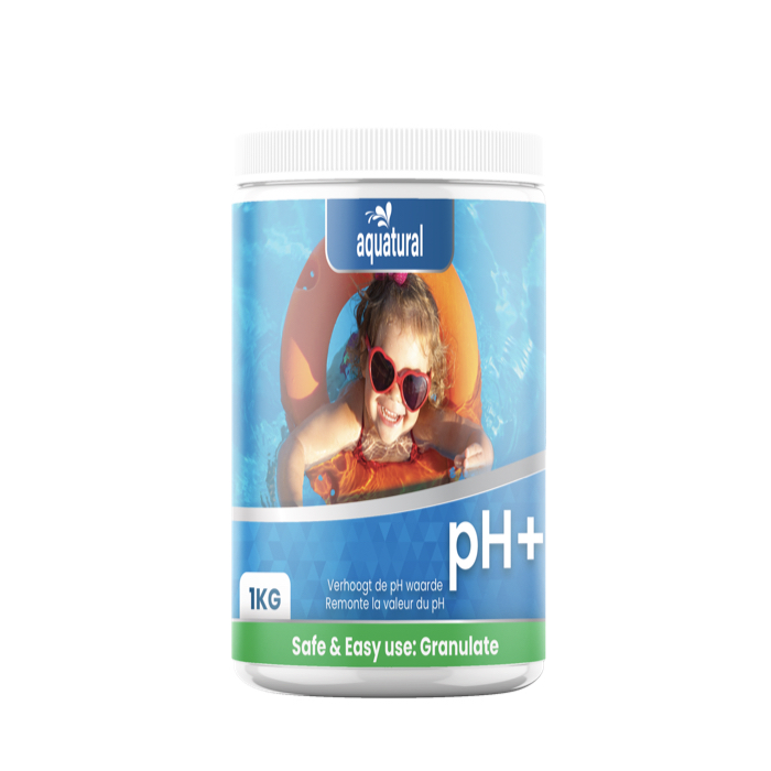 Aquatural pH+ Plus - Verhoogt de pH-waarde van zwembad en spa - 1 kg