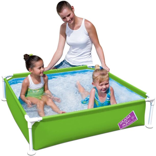 Bestway Kinderpool My First Frame Pool quadratisch 122 x 122 x 30,5 cm •  Out at Home