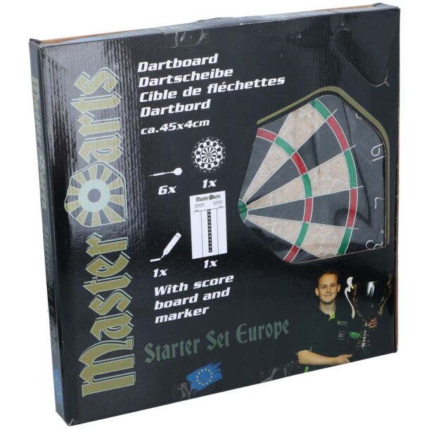 adelaar Eervol accu Master Darts Professional Dartboard 45 diameter with 6 darts • Out at Home