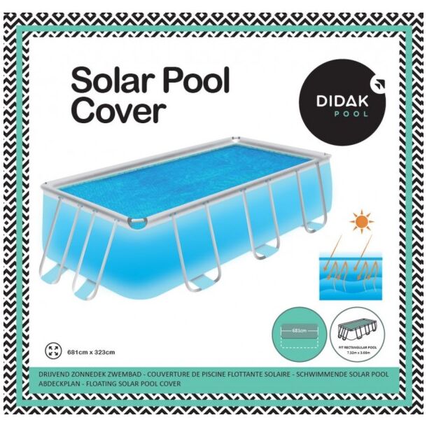 Beukende Aanvrager Typisch Didak isolerend noppenfolie – solar afdekzeil voor rechthoekig zwembad 732  x 366 cm • Out at Home