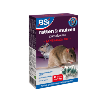 BSI Generation Pat Appât Pâteux Rats & Souris 150 g (15x10g)