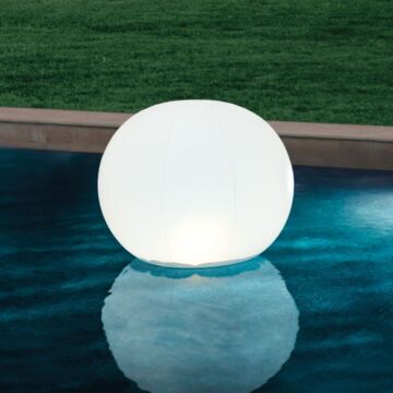 Boule flottante avec éclairage LED Intex 89 x 79 cm