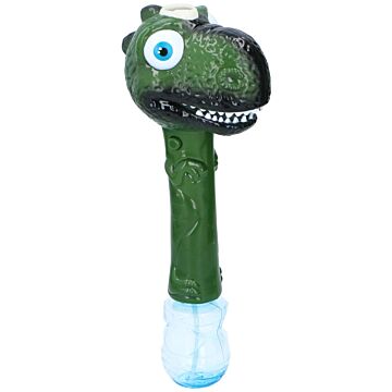 Bubblez LED Seifenblasenmaschine Einhorn und Dinosaurier - 17 x 7 x 32 cm - 130 ml - Outdoor-Spielzeug
