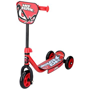 No Fear Kinder Scooter mit 3 Rädern max. 20 kg - Blau / Rot