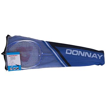 Donnay Badmintonset inkl. 2 Badmintonschläger und 3 Badminton-Shuttles