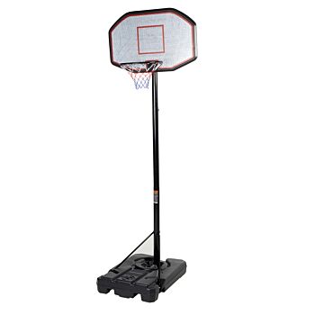Eddy Toys Luxe Basketbalstandaard incl. Basketbalring, Basketbalnet, Speelbord, Buis / Paal