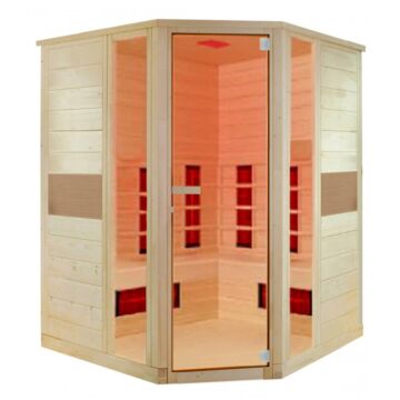 Interline Ruby Sauna Infrarouge Angulaire pour 2-3 personnes