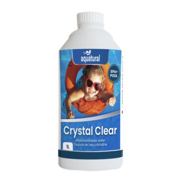 Aquatural Crystal Clear 1 liter - voor kristalhelder zwembad en spa water