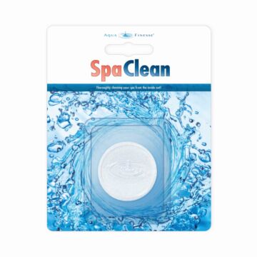Tablette de nettoyage SpaClean d'AquaFinesse pour une désinfection et un nettoyage complet des spas et bains à bulles gonflables