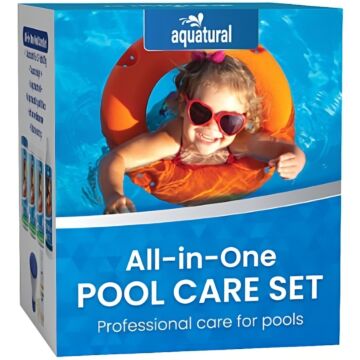 Aquatural All-in-One Poolpflege-Set für kristallklares Poolwasser