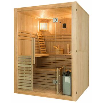 Traditionelle 4-Sitzer-Sauna Sense - Komplettpaket 4,5 kW
