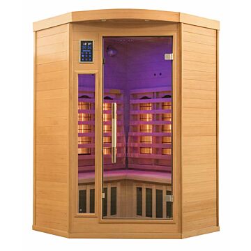 Sauna Infrarouge Apollon Quartz Angulaire pour 2 personnes