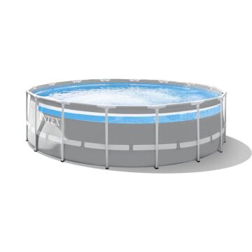 Intex Clearview Prism Frame Premium Pool Set rund