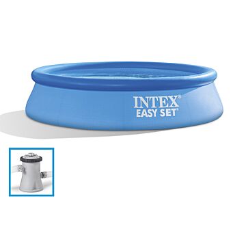 Intex Easy Set Ronde avec Pompe Piscine 244 x 61 cm