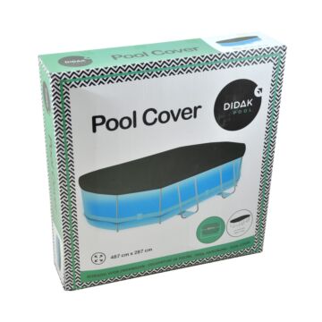 Bâche de couverture Didak pour piscine ovale 488 x 305 cm