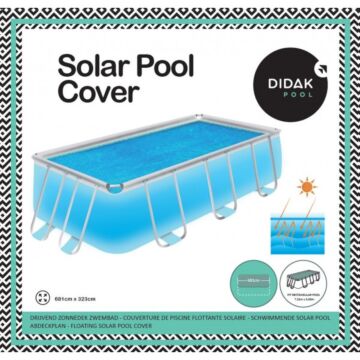 Didak bâche à bulles isolante – bâche solaire pour piscine rectangulaire 732 x 366 cm