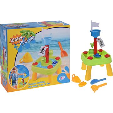Table de jeux d'eau Pirate - Table de sable et d'eau 20 pièces