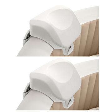 Intex 2er-Set ergonomische Kopfstützen für aufblasbare Spas und Whirlpools