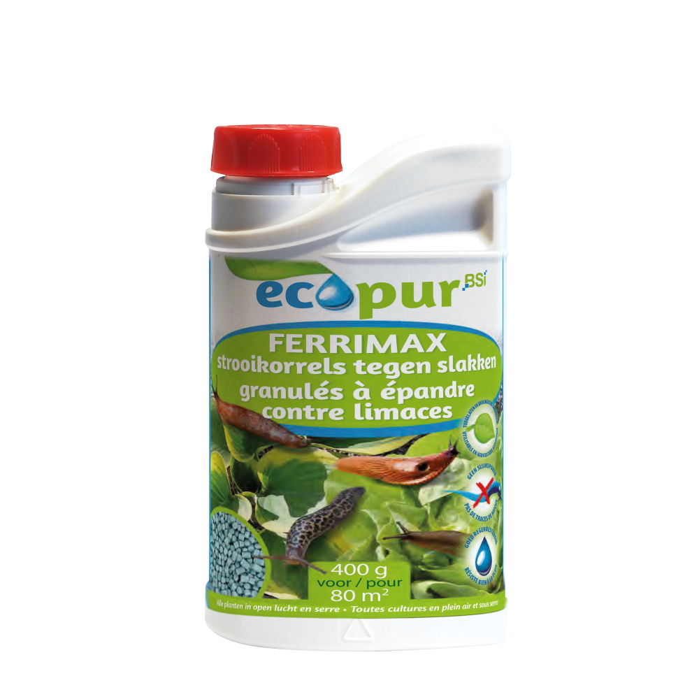 BSI - Ecopur Ferrimax Strooikorrels tegen slakken - 400 g voor 80 m²