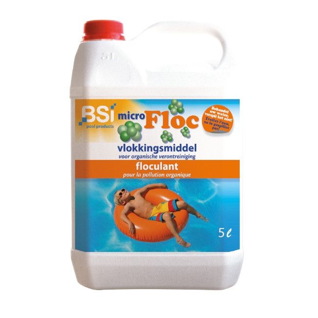 BSi zwembadreinigingsmiddel Micro floc 5 liter wit